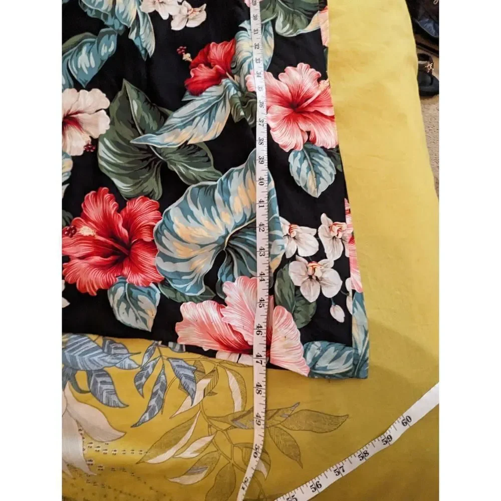 Iolani made in Hawaii vintage aloha dress sleeveless midi sz petite